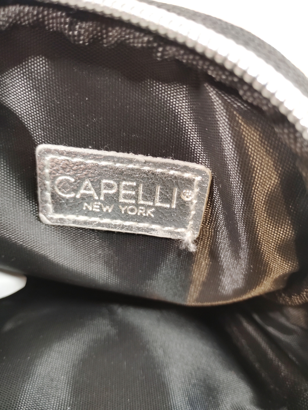 Capelli of New York  Pink Iridescent &Black Sequin  Crossbody Bag - Picture 5 of 6